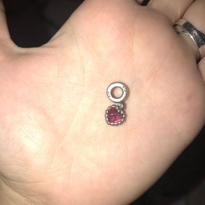 Ruby July birthstone pandora charm ❤️